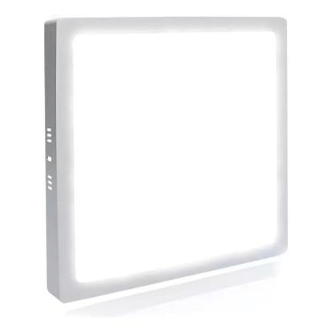 Imagem de Painel Plafon Smart Quadrado Sobrepor Led 25W Grande 30Cm Es