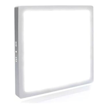 Imagem de Painel Plafon Smart Quadrado Sobrepor Led 25W Grande 30Cm Es