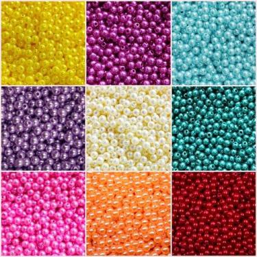 Imagem de PÉROLA DE ABS LISA Nº 05 20G PEROLA 5MM - LADEIRA BIJUTERIAS, MISTURIN