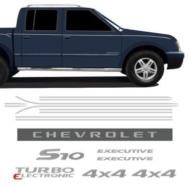 Imagem de Kit Faixas S10 Executive 2007/2008 Chevrolet Cabine Dupla - SPORTINOX,