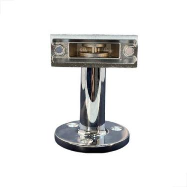 Imagem de Suporte Corrimao Parede PD02 Tubo 2 Polegadas - Cromado - Fast Vidros