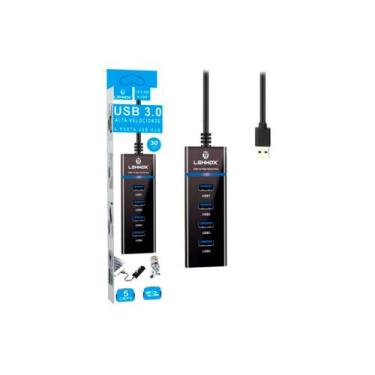 Imagem de Hub 4 Portas Usb 3.0 De Alta Velocidade 5gbps Lehmox - Ley-200