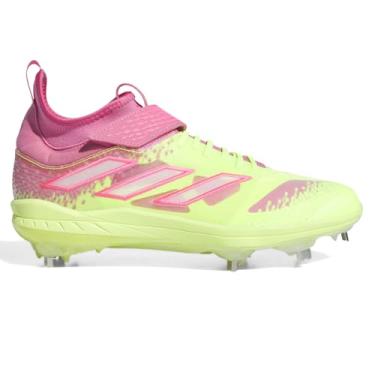 Imagem de adidas Tênis masculino Adizero Afterburner 9 Nwv, Limão lúcido/rosa lúcido/rosa fuschia-amarelo, 46