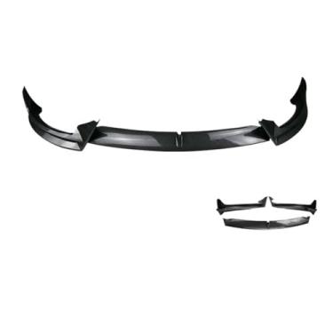 Imagem de Capa difusora de para-choque dianteiro compatível com Tesla Model 3 Model Y 2017-2023 Sedan, para-choque inferior, lâmina divisora, spoiler, kit de carroceria(For M3 Carbon)