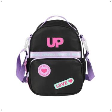 Imagem de Lancheira Mochila Termica infantil Escolar Costas Up4you, Preto