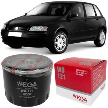 Imagem de Filtro Óleo Fiat Stilo 1.8 8V 2005 a 2011 WEGA WO-121