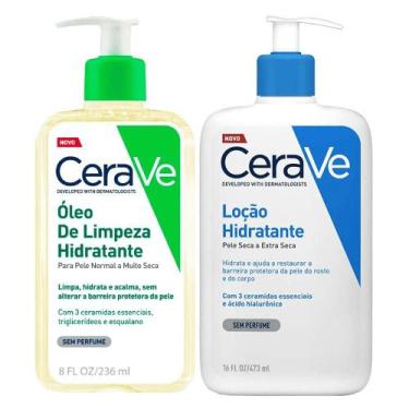 Imagem de CeraVe Kit - Óleo de Limpeza Hidratante + Loção Hidratante Corporal, K