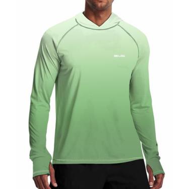 Imagem de Camisa com capuz de proteção solar WELIGU masculina UPF 50+ Qianlvse