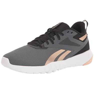 Imagem de Reebok Tênis feminino Flexagon Force 4.0 Cross Trainer, Preto/cinza puro/metálico elegante, 5.5