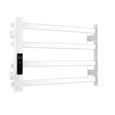 Imagem de Toalheiro Elétrico Térmico Aquecido 30X 45 - Branco - 110V - Fino Inox