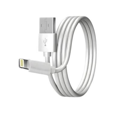 Imagem de Cabo Lightning Conector USB 01 Metro Carrega e Transfere Dados Alta Ve