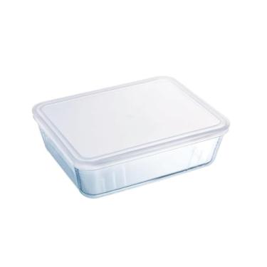 Imagem de Pyrex Prato retangular com tampa plástica, 2,6 L