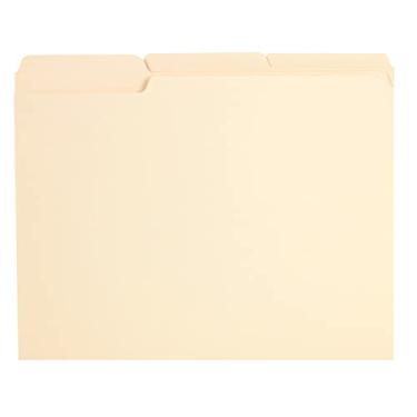 Imagem de Pasta de arquivos com abas reforçadas Pendaflex, tamanho de letras, manila, 1/3 corte, 100 por caixa (R752 1/3)