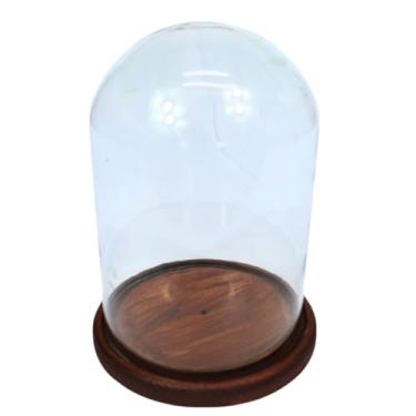 Imagem de Cúpula de Vidro Redoma de Vidro Bela e a Fera c/Base 20cm