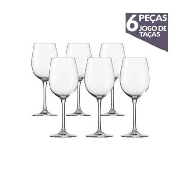 Imagem de Jogo 06 Taças Vinho Tinto Champanhe 350ml Brilho Cristal