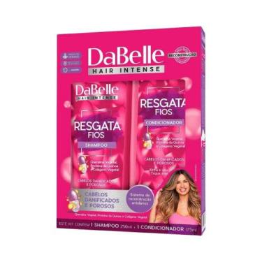 Imagem de Kit Shampoo Condicionador Dabelle Resgata Fios 450ml