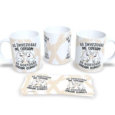 Imagem de Caneca de Porcelana com Estampa Amigas – Amizade Verdadeira (As invejosas me odeiam)