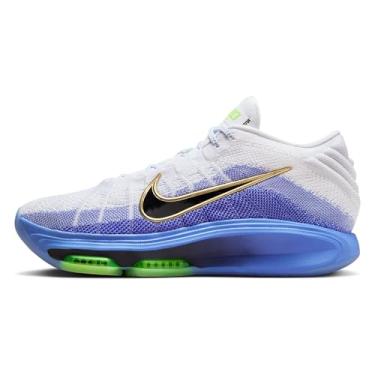 Imagem de Nike Tênis de basquete masculino G.T. Hustle 3 elétrico, multicolorido, Branco Preto Royal Pulse Volt 100, 39
