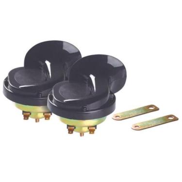 Imagem de BUZINA CARACOL 12V DUPLO 2 TERMINAL para CARACOL DUPLO 12V 2 - HELLA