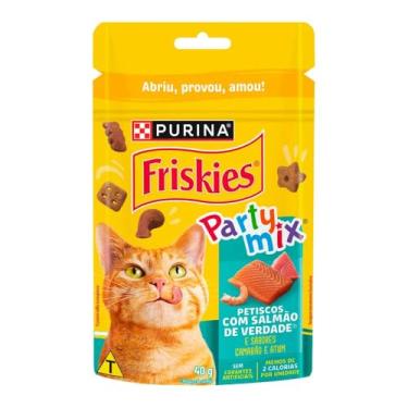 Imagem de Purina Friskies® Party Mix® Petiscos Para Gatos Salmão 40G