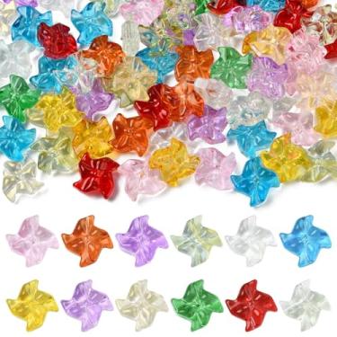 Imagem de UR URLIFEHALL 100 peças de contas de vidro aleatórias de moinho de vento feitas à mão para viagem, soltas, espaçadoras para colar, pulseira, brincos, fabricação de joias
