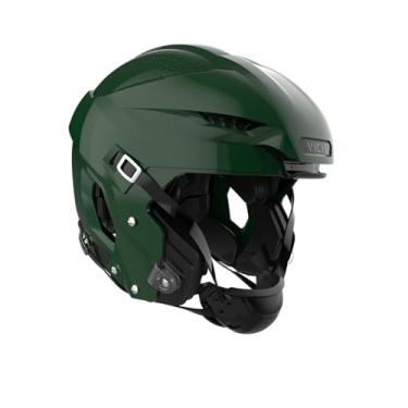 Imagem de Capacete de trincheira ZERO2 – sem máscara facial, grande, moldado brilhante verde escuro