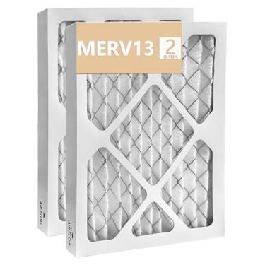 Imagem de beaufan 2 conjuntos de filtros desumidificador MERV 13 de substituição para modelos de desumidificador Santa Fe Compact 70, Ultra 70, Element, Compact 2, UA 65H, para espaço de rastreamento e porões