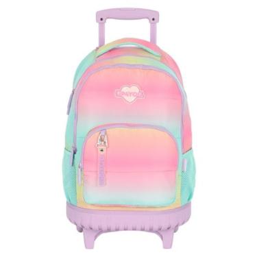 Imagem de Mochila Escolar de Carrinho G Luxcel MC49251UP UP4YOU Matelassê Lovers