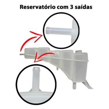 Imagem de Reservatorio De Expansao Do Radiador De Agua ( Sem Tampa ) ( F-250 F-3