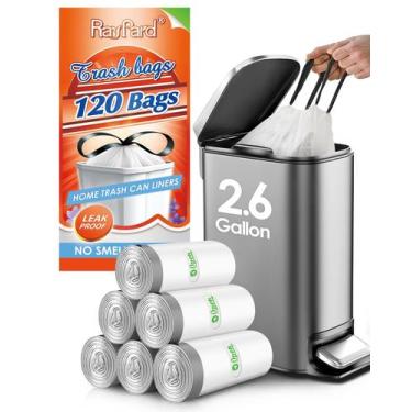 Imagem de Sacos de lixo RayPard 10-38L 120 unidades com cordão branco