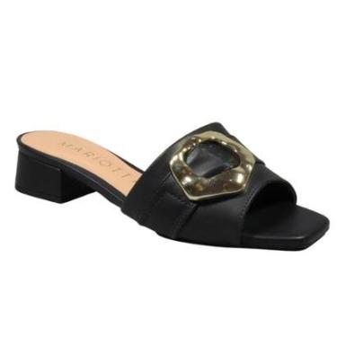 Imagem de Tamanco Mariotta Sandália Feminina Salto Baixo 19285-12-Feminino