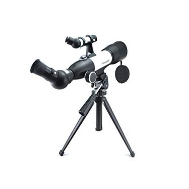 Imagem de Telescópios telescópios astronômicos refratores de longo alcance, céu, lua e júpiter, observação, astronomia, monóculo com tripé, telefone, telescópios