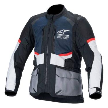 Imagem de Jaqueta Alpinestars Andes Air Drystar Azul Preto e Cinza Gelo