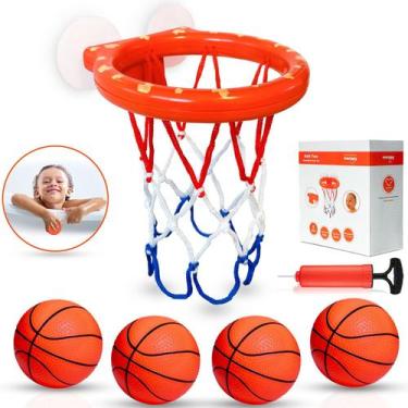 Imagem de Cesta de basquete de brinquedo de banho MARPPY para crianças pequenas 
