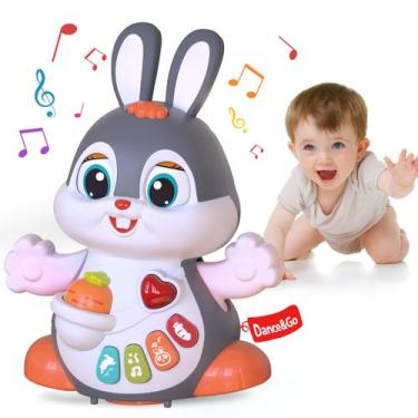 Imagem de Crawling Toy Yerloa Musical Bunny para bebês de 6 a 12 meses