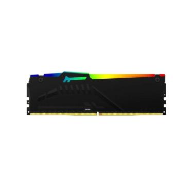 Imagem de Memoria RAM Kingston Fury Beast RGB, 32GB, 5600MHz, DDR5, CL40, para Intel XMP, Preto - KF556C40BBA-