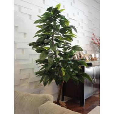 Imagem de Planta Artificia Árvore CROTON VARIEGATA 1,60mt altura - Flora GATAI