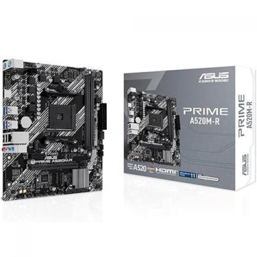 Imagem de Placa Mãe Asus PRIME A520M-R, Chipset A520, AMD AM4, DDR4