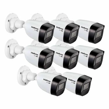 Imagem de KIT 08 CÂMERA BULLET INTELBRAS VHD 1130 B G6 720p 2.8mm