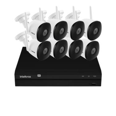 Imagem de Kit 8 Câmeras Intelbras Im5 Full Hd Nvd 1408 Intelbras Sem Hd