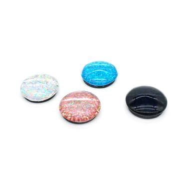 Imagem de Ímã Magnetico Le Redondo Gliiter 3cm com 4 Unidades Colorido