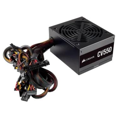 Imagem de Fonte Corsair Cv550, 550W, 80 Plus Bronze,  PFC  Ativo, Sem Cabo - Cp-9020210-ww