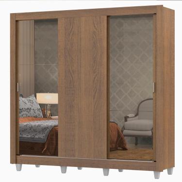 Imagem de Guarda Roupa Casal Lyon Plus 3 Portas de Correr Madesa