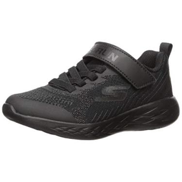 Imagem de Tênis infantil Go Run 600 Baxtux da Skechers, Black/Black, 10.5 Little Kid