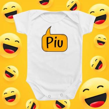 Imagem de Roupinha Body de Bebê Piu Menino Menina Presente Mimo Rosa Azul Temáti