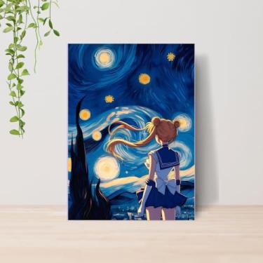 Imagem de Genérico, Quadro Sailor Anime A4 | Placa MDF 005