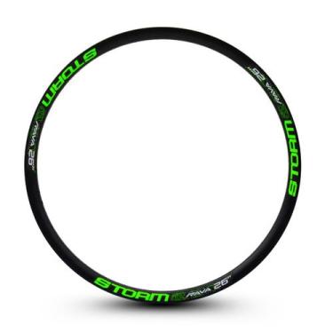 Imagem de Aro 26 Bicicleta 36 Furos MTB Storm Freeride Parede Dupla 30mm Rava Cy