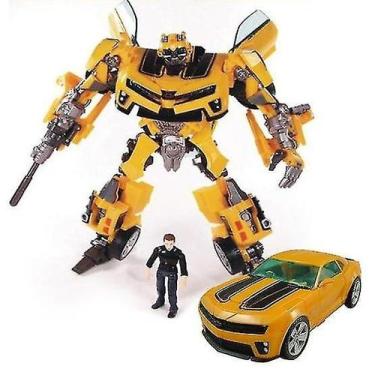 Imagem de Transformadores Bumblebee Robot Car Action Figure Toy (Um tamanho) - L