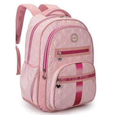 Imagem de Mochila escolar KIKA costal ROSA - 24M26