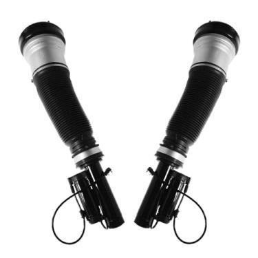 Imagem de TRQ Conjunto de par dianteiro esquerdo e direito de amortecedores de suspensão a ar compatível com Mercedes Benz